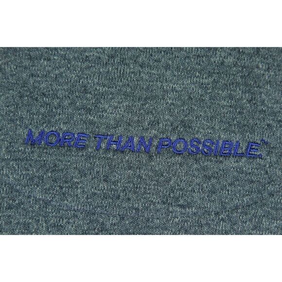 Nike Dri-Fit Shirt Quarter Zip Gray Surgalign Branded Long Sleeve Mens XXL 2XL - Picture 5 of 8